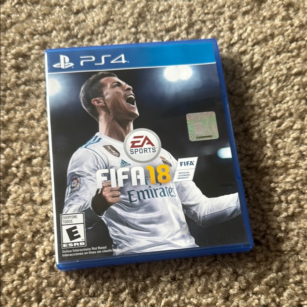 FIFA 18 PS4 Game by - Blue Case